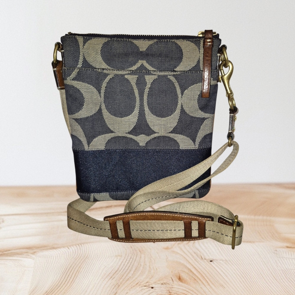 Coach Y2K Denim Swing Pack Crossbody C0767-40758  Beautiful !!